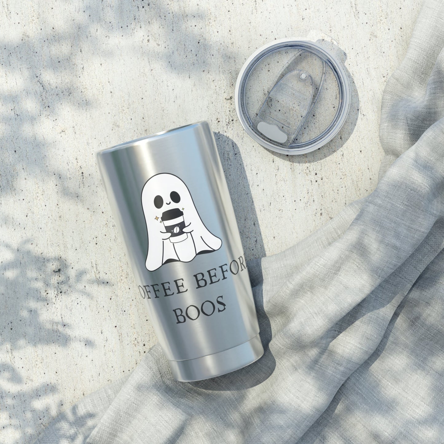 Coffee Before Boos - 20oz Halloween Ghost Tumbler41332201553480611411MugReady Set Monkey