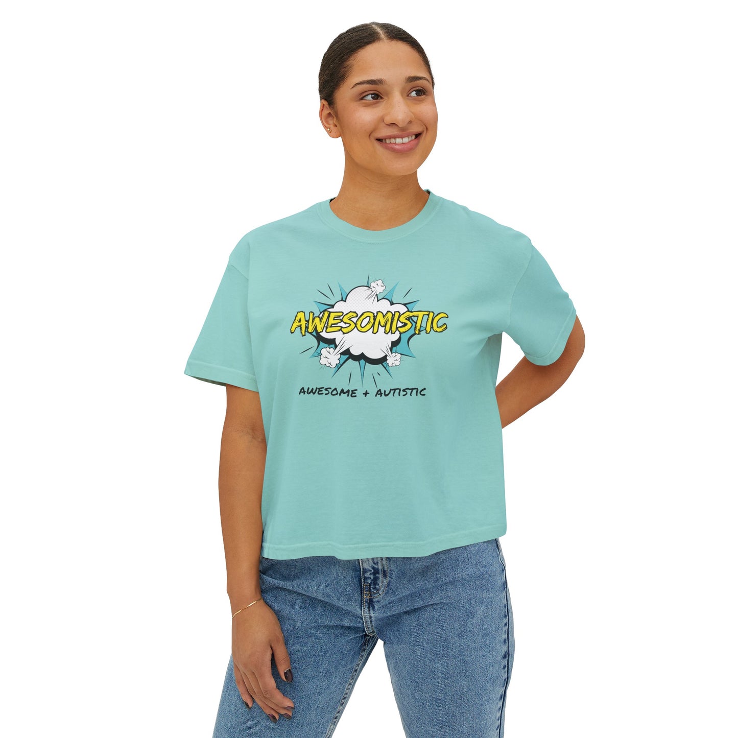 Awesomistic - Awesome and Autistic Women's Boxy Tee