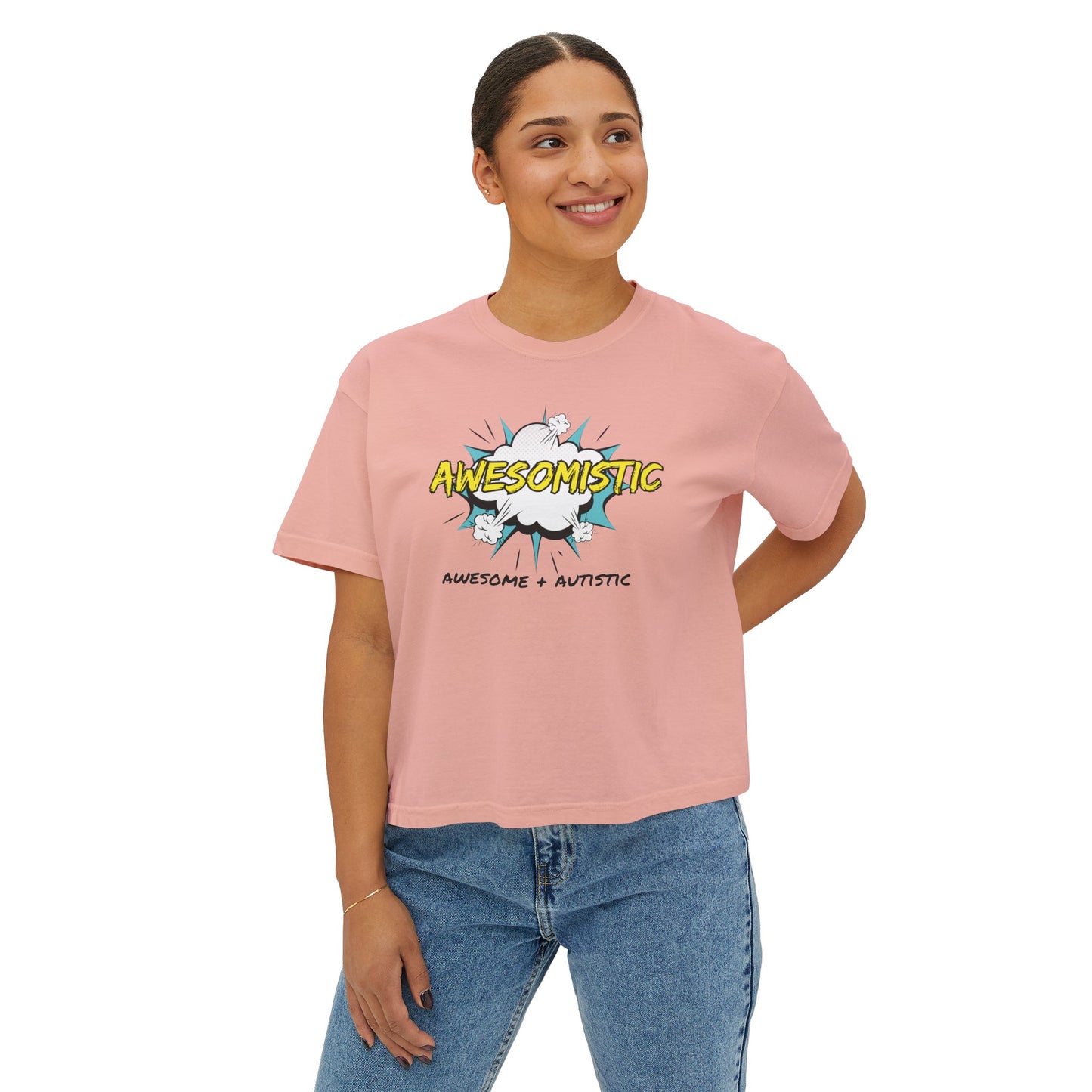 Awesomistic - Awesome and Autistic Women's Boxy Tee