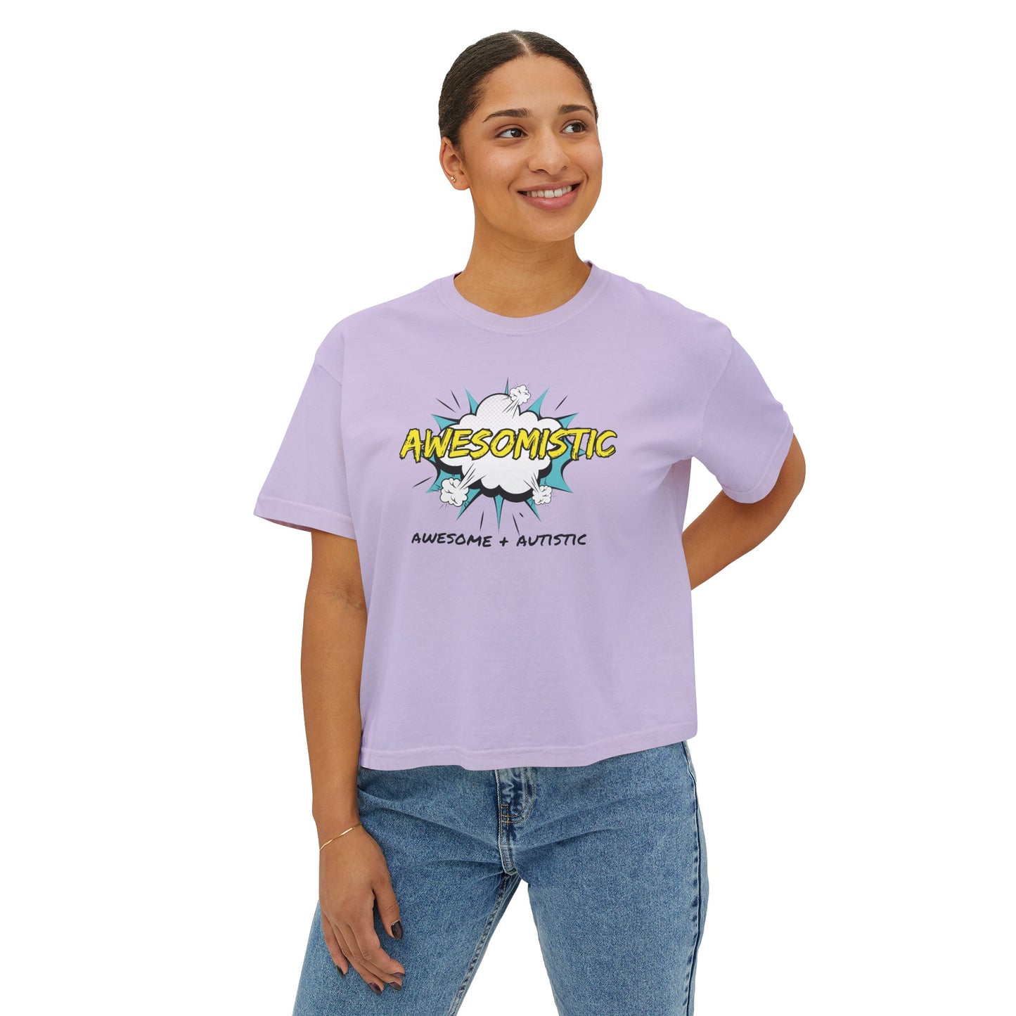 Awesomistic - Awesome and Autistic Women's Boxy Tee