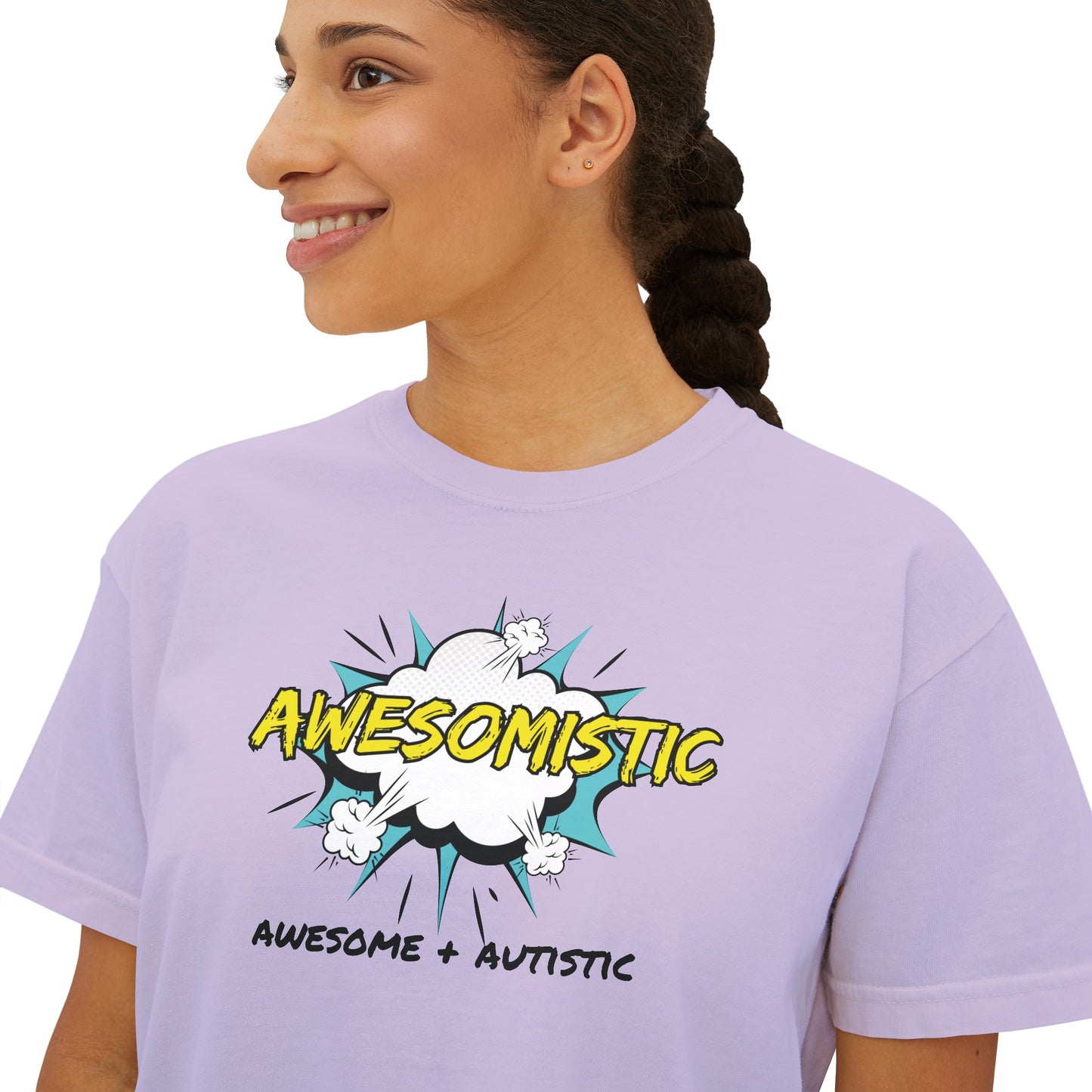 Awesomistic - Awesome and Autistic Women's Boxy Tee