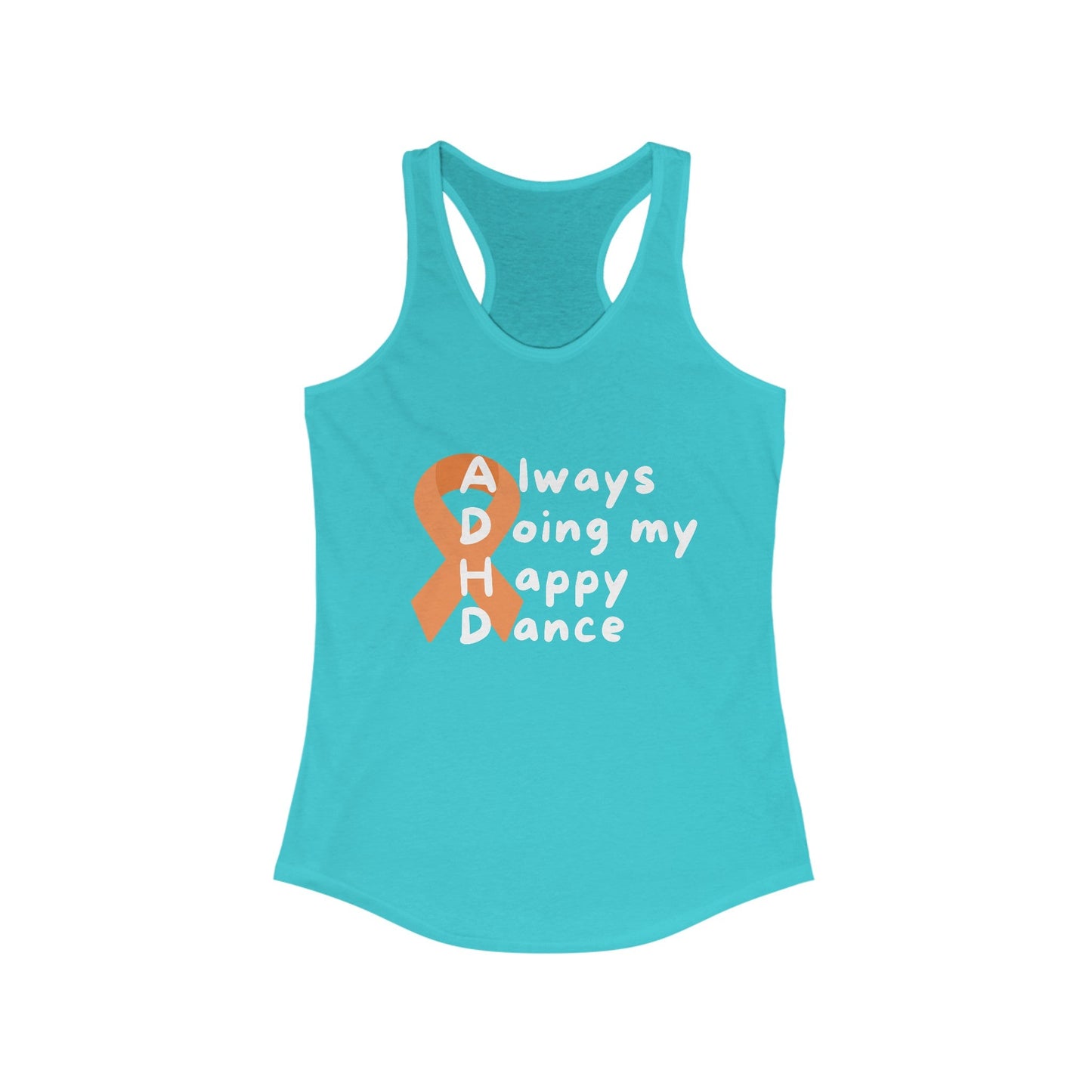 ADHD Always Doing My Happy Dance - Women's Racerback Tank53541402977464102797Tank TopReady Set Monkey