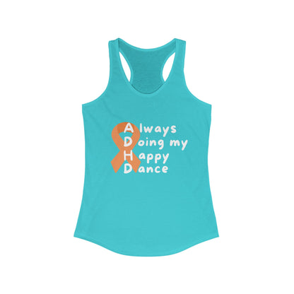 ADHD Always Doing My Happy Dance - Women's Racerback Tank53541402977464102797Tank TopReady Set Monkey