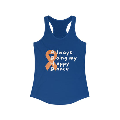 ADHD Always Doing My Happy Dance - Women's Racerback Tank19852691572004036143Tank TopReady Set Monkey
