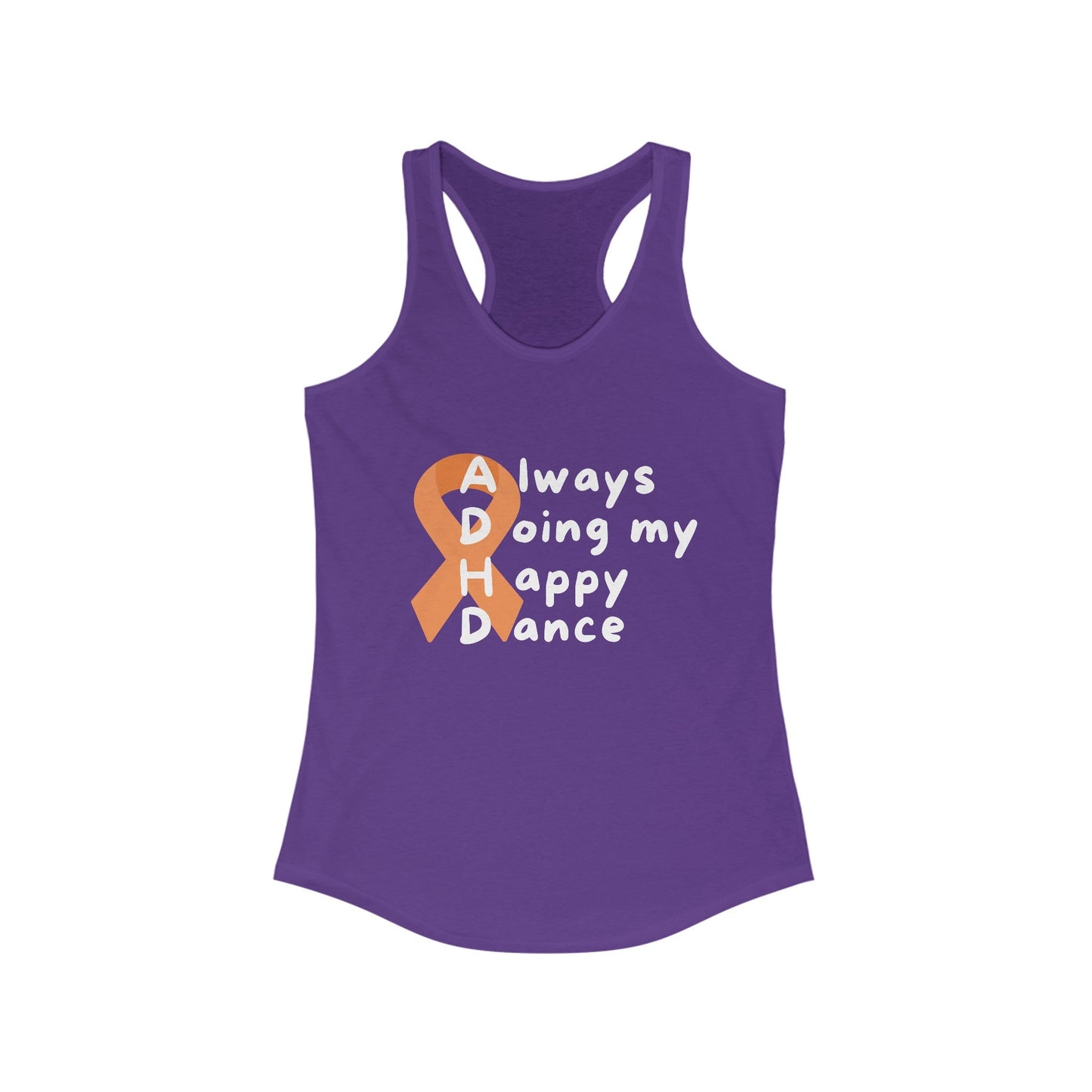 ADHD Always Doing My Happy Dance - Women's Racerback Tank18203095537487420033Tank TopReady Set Monkey