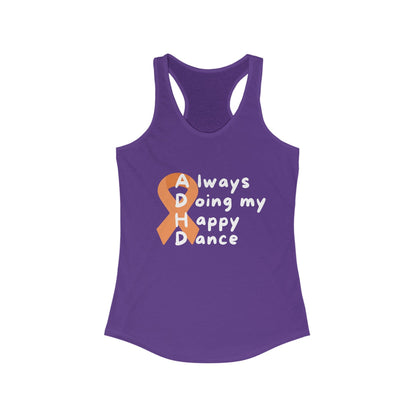 ADHD Always Doing My Happy Dance - Women's Racerback Tank18203095537487420033Tank TopReady Set Monkey
