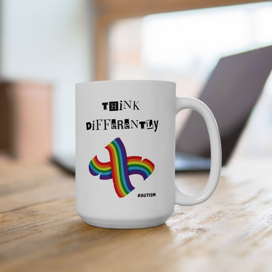 Autism Awareness Ceramic Mug, (11oz, 15oz)26161321751676397874MugReady Set Monkey