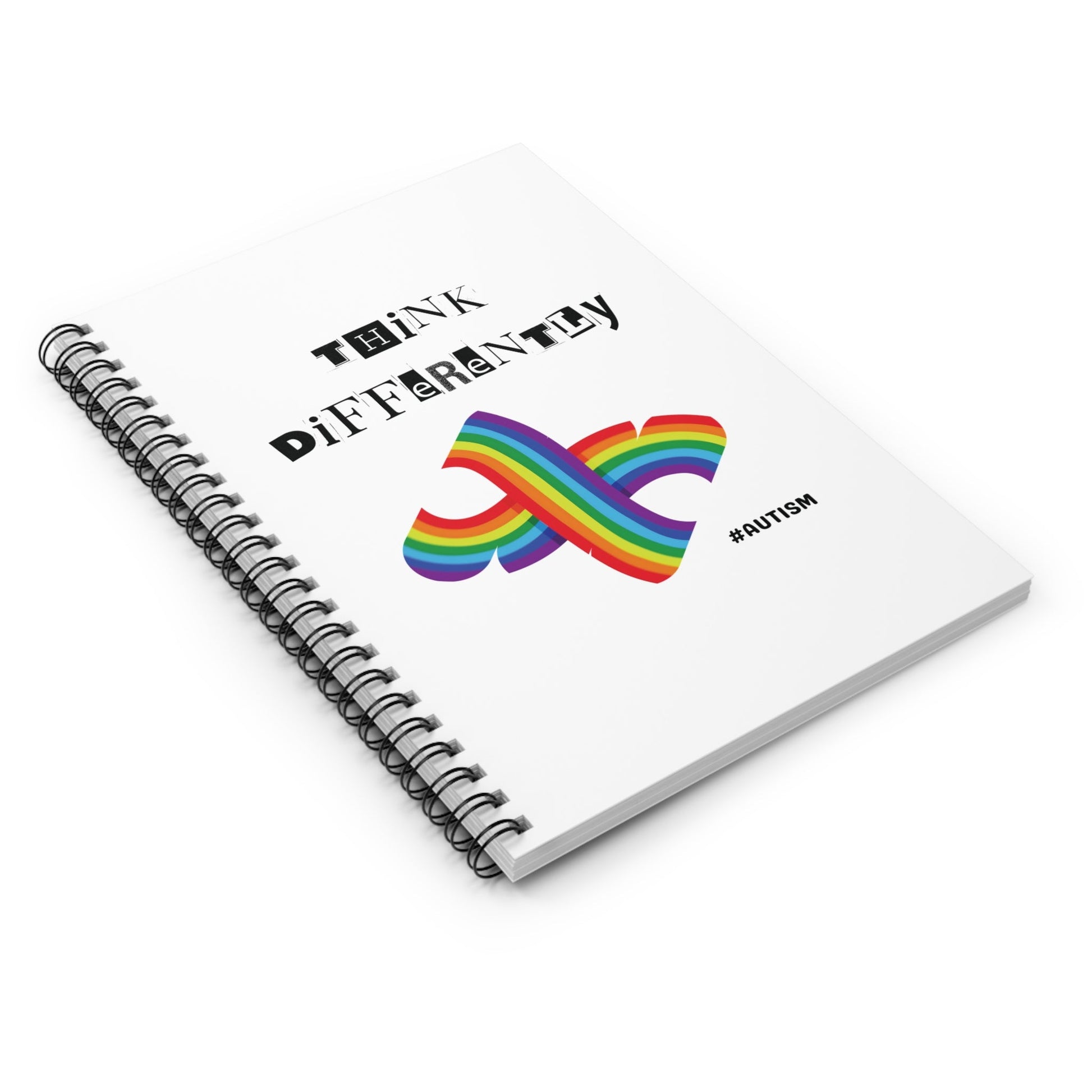 Autism Awareness White Spiral Notebook - Ruled Line87741768131999483436Paper productsReady Set Monkey