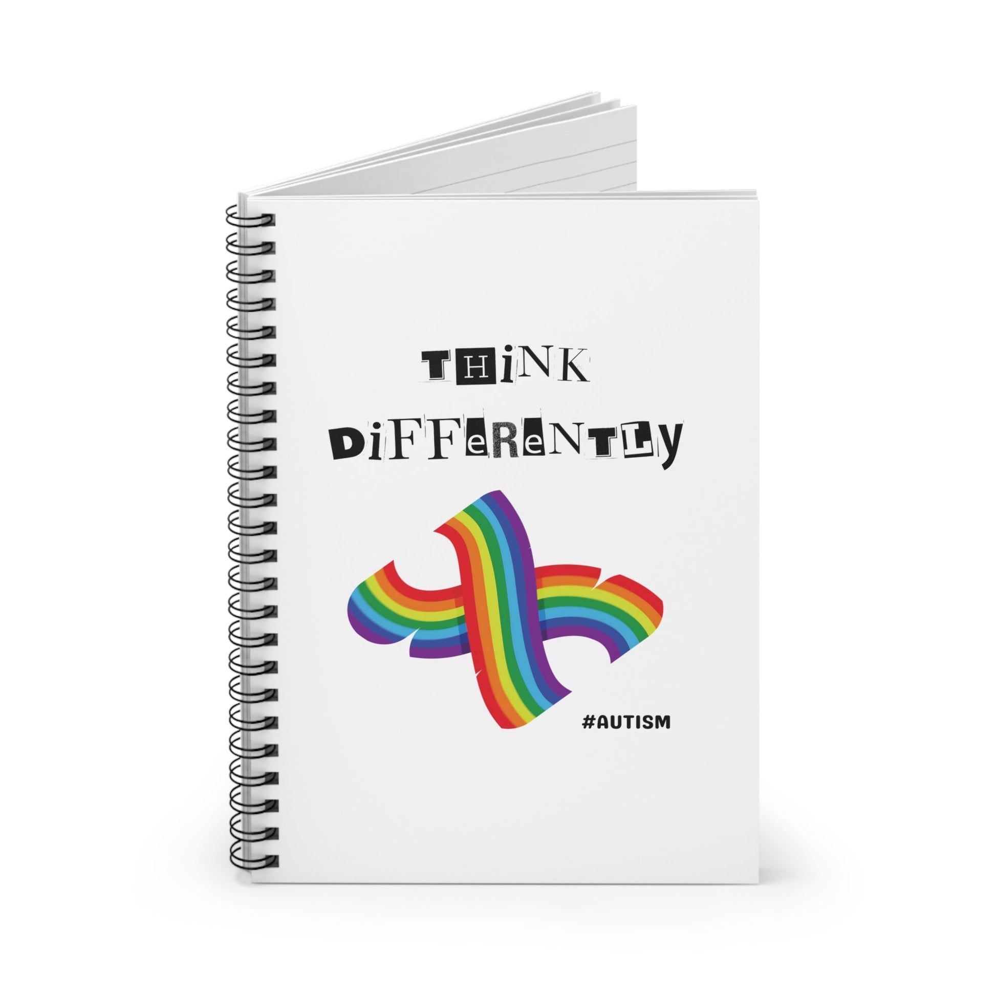 Autism Awareness White Spiral Notebook - Ruled Line87741768131999483436Paper productsReady Set Monkey