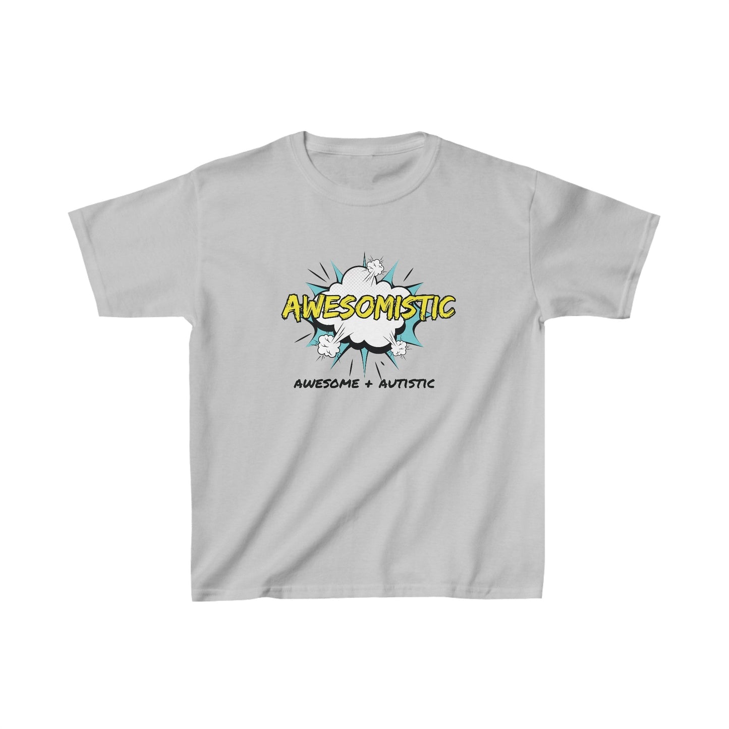 Awesomistic - Awesome and Autistic, Autism Awareness - Kids Heavy Cotton™ Tee31638521686339462630Kids clothesReady Set Monkey
