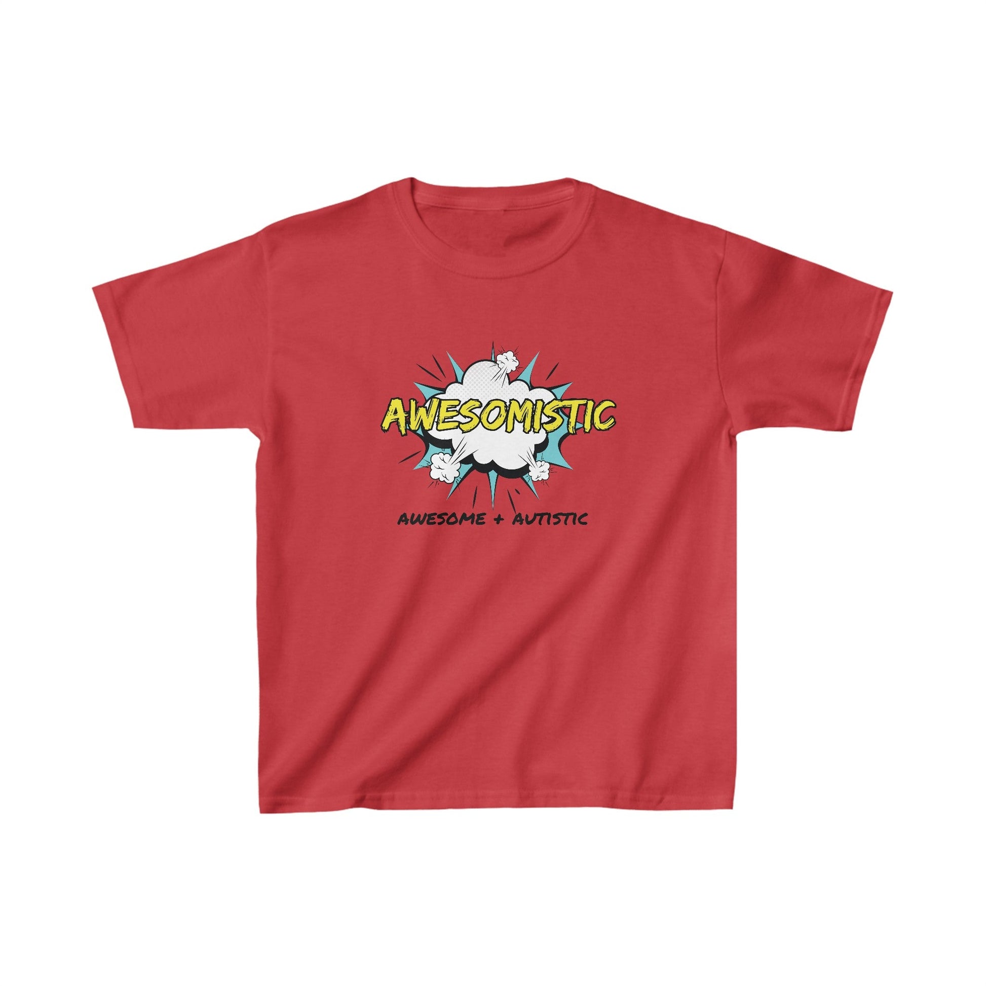 Awesomistic - Awesome and Autistic, Autism Awareness - Kids Heavy Cotton™ Tee16357096502617258340Kids clothesReady Set Monkey