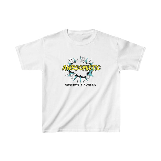 Awesomistic - Awesome and Autistic, Autism Awareness - Kids Heavy Cotton™ Tee29642469375344259065Kids clothesReady Set Monkey