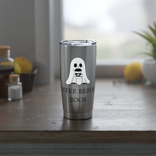 Coffee Before Boos - 20oz Halloween Ghost Tumbler41332201553480611411MugReady Set Monkey