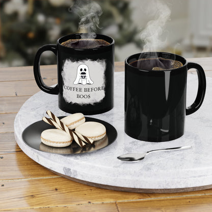 Coffee Before Boos - Black Coffee Mug, 11oz23361739928766118768MugReady Set Monkey