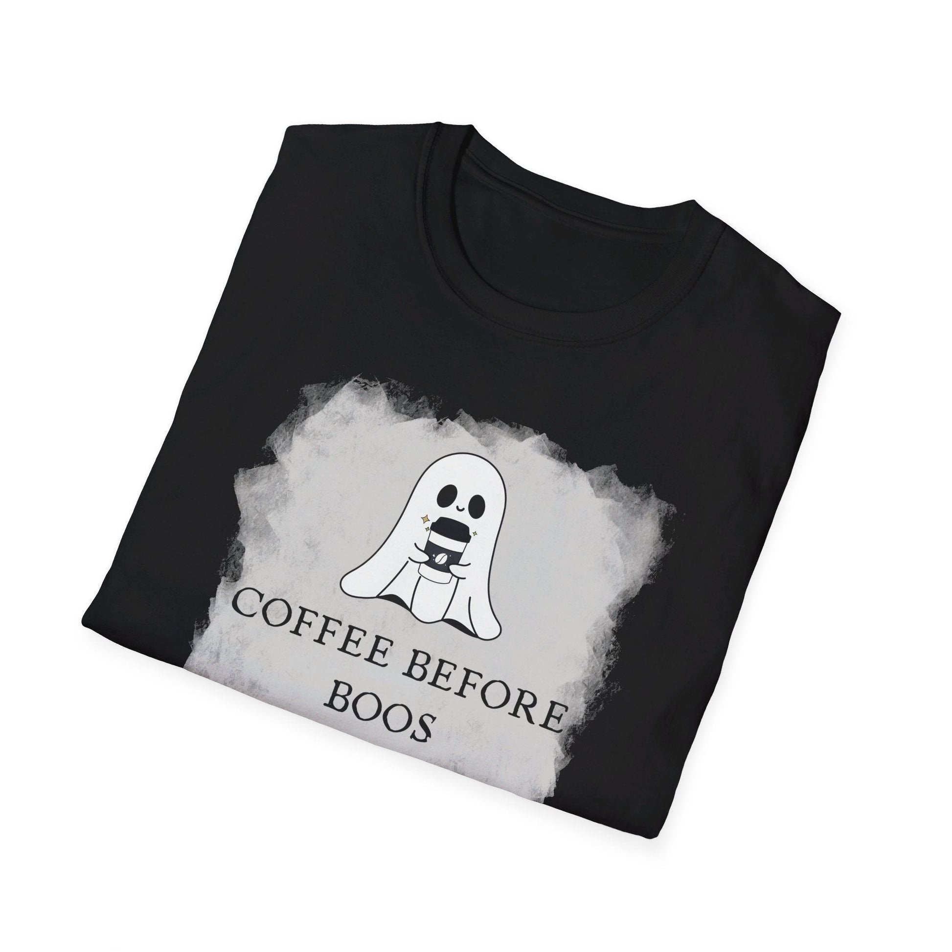 Coffee Before Boos - Unisex Softstyle T-Shirt13210171940285800901T-ShirtReady Set Monkey