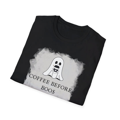 Coffee Before Boos - Unisex Softstyle T-Shirt13210171940285800901T-ShirtReady Set Monkey