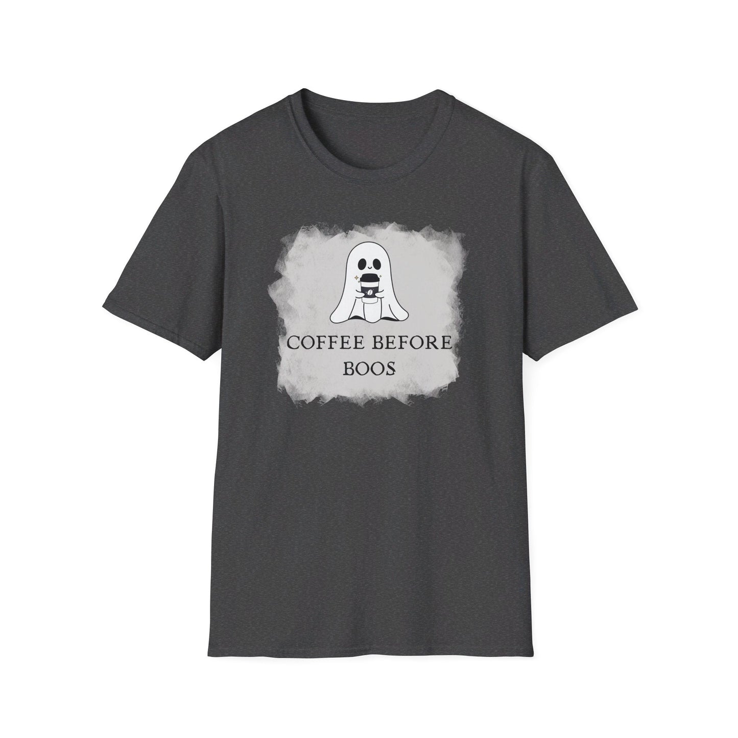 Coffee Before Boos - Unisex Softstyle T-Shirt13210171940285800901T-ShirtReady Set Monkey