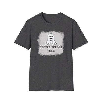 Coffee Before Boos - Unisex Softstyle T-Shirt13210171940285800901T-ShirtReady Set Monkey