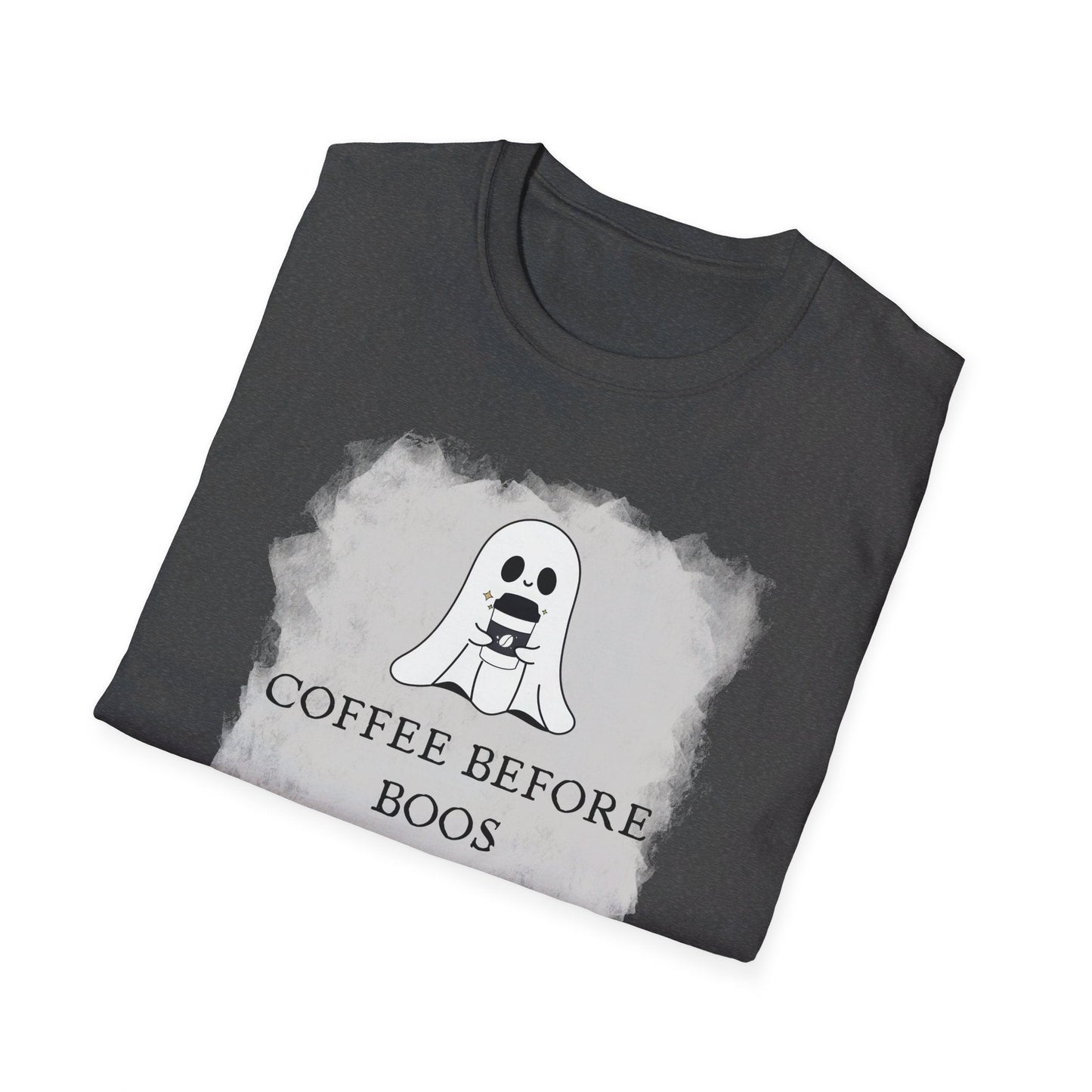 Coffee Before Boos - Unisex Softstyle T-Shirt13210171940285800901T-ShirtReady Set Monkey