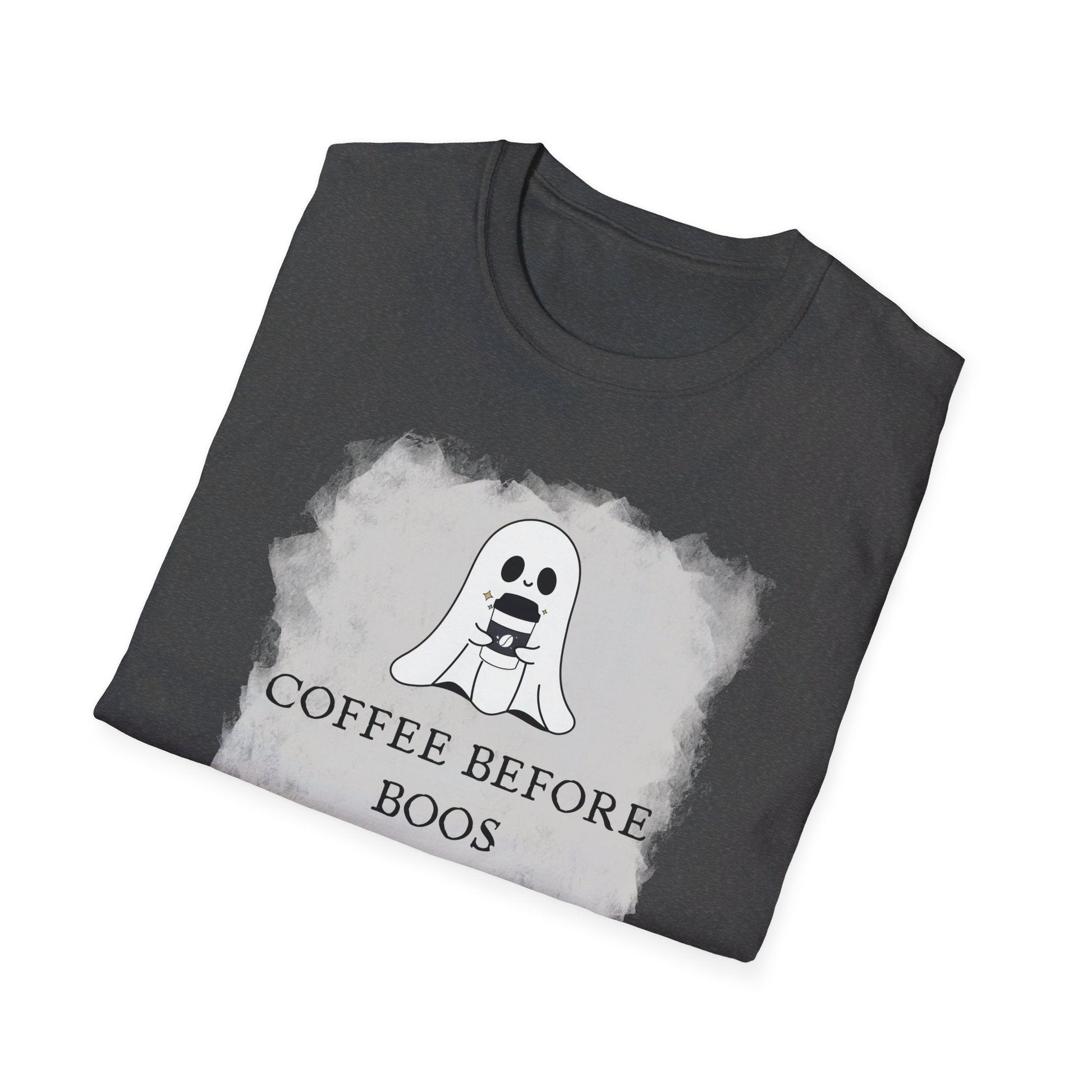 Coffee Before Boos - Unisex Softstyle T-Shirt13210171940285800901T-ShirtReady Set Monkey