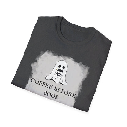 Coffee Before Boos - Unisex Softstyle T-Shirt13210171940285800901T-ShirtReady Set Monkey