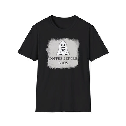 Coffee Before Boos - Unisex Softstyle T-Shirt13210171940285800901T-ShirtReady Set Monkey