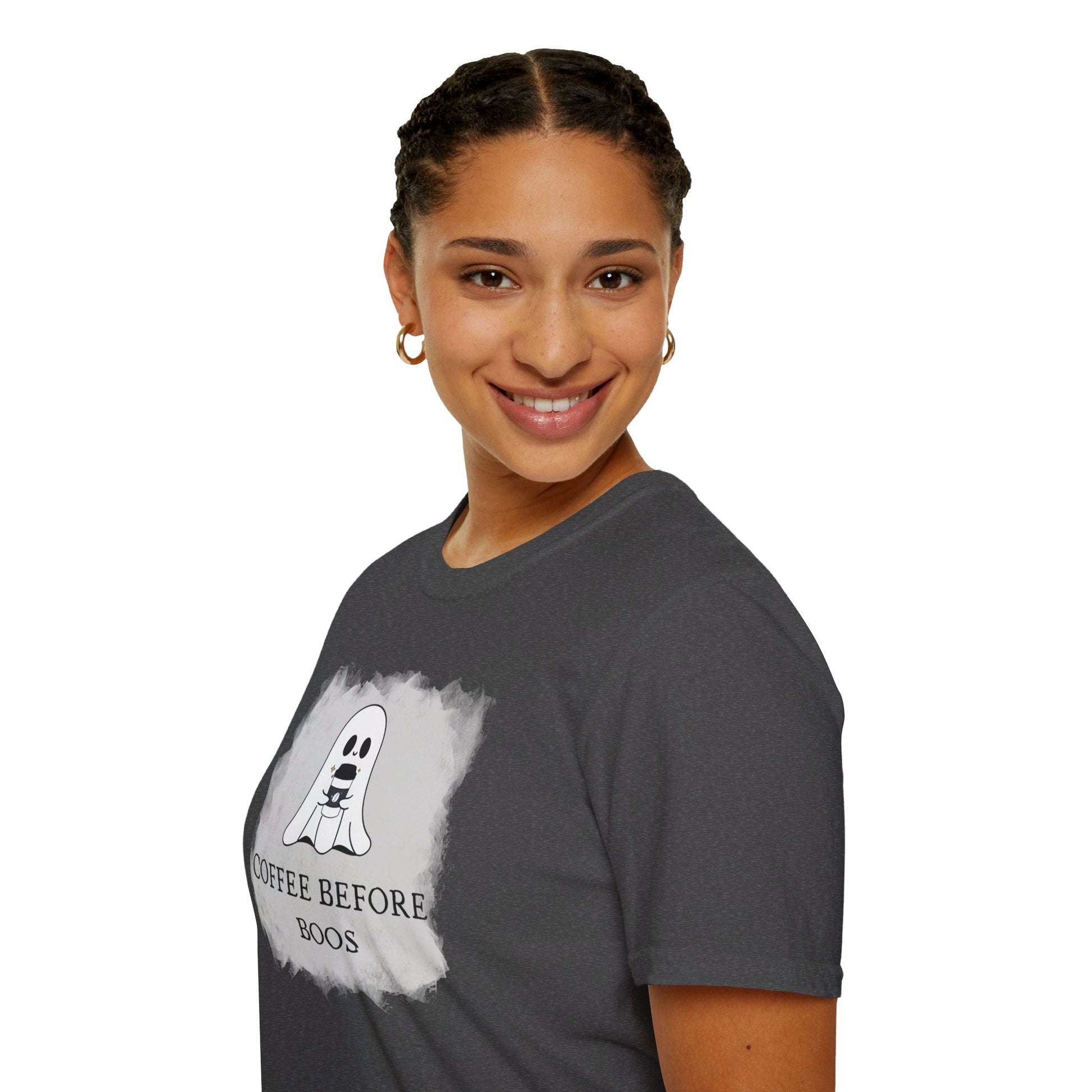 Coffee Before Boos - Unisex Softstyle T-Shirt13210171940285800901T-ShirtReady Set Monkey