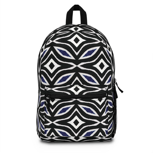 Diamond Ring Black and White Backpack29868493109048141462BagsReady Set Monkey