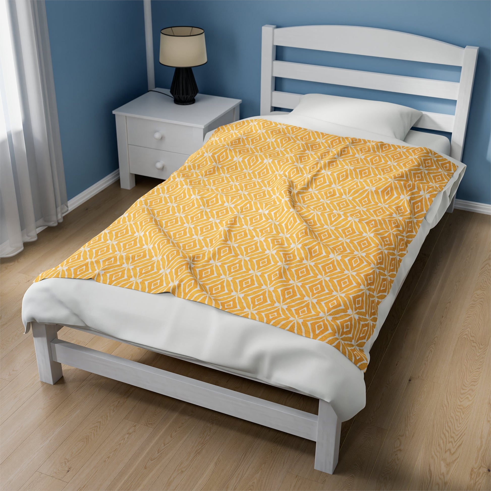 Folded Sunshine Velveteen Plush Blanket28847344408411557365All Over PrintsReady Set Monkey