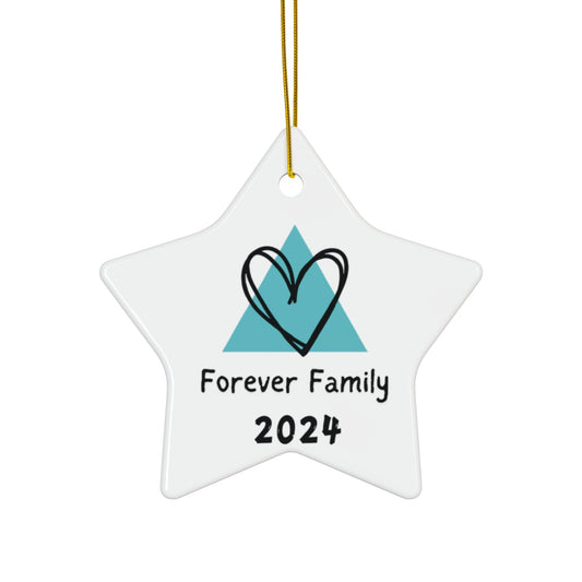 Forever Family 2024 - Ceramic Ornament, 4 Shapes21581495246941441430Home DecorReady Set Monkey