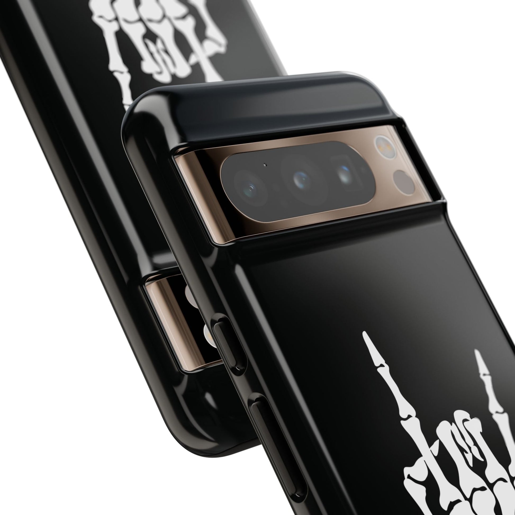 Halloween Rocker Skeleton - Phone Case - iPhone, Galaxy, Pixel - Glossy32398413875044509235Phone CaseReady Set Monkey