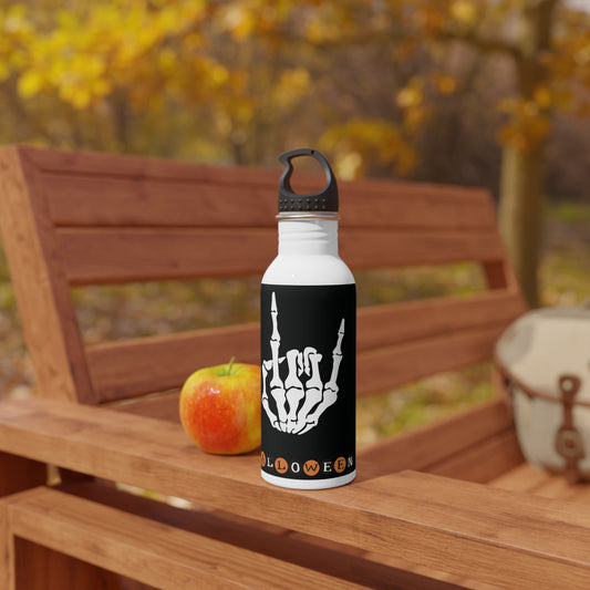 Halloween Rocker Skeleton - Stainless Steel Water Bottle25125433314332162578MugReady Set Monkey