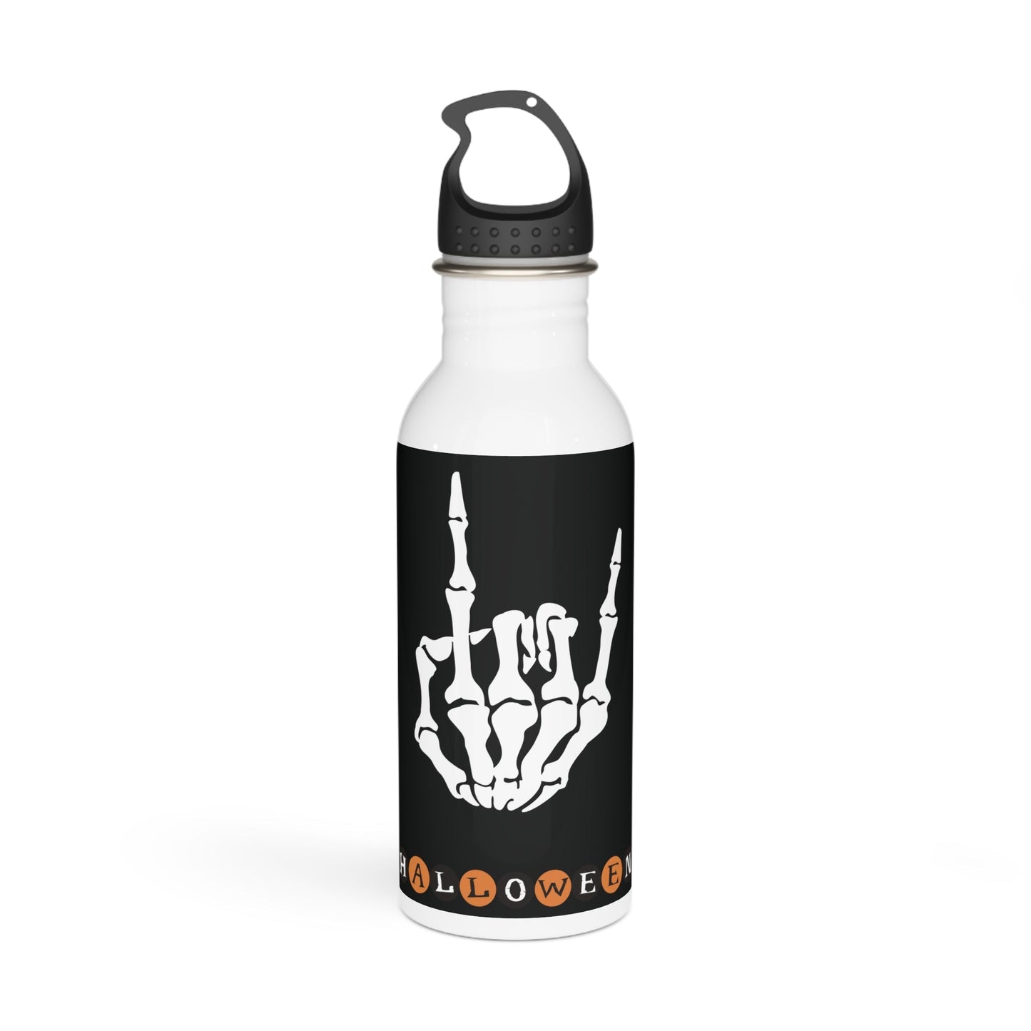 Halloween Rocker Skeleton - Stainless Steel Water Bottle25125433314332162578MugReady Set Monkey