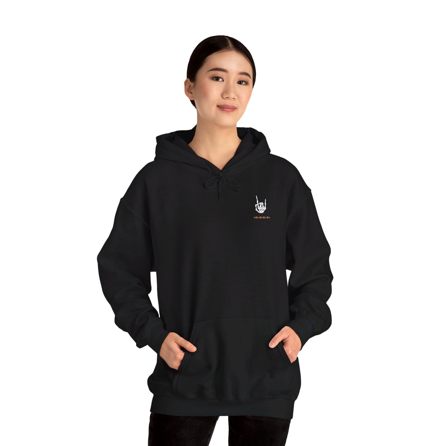 Halloween Rocker Skeleton - Unisex Hooded Sweatshirt32127682486620503071HoodieReady Set Monkey