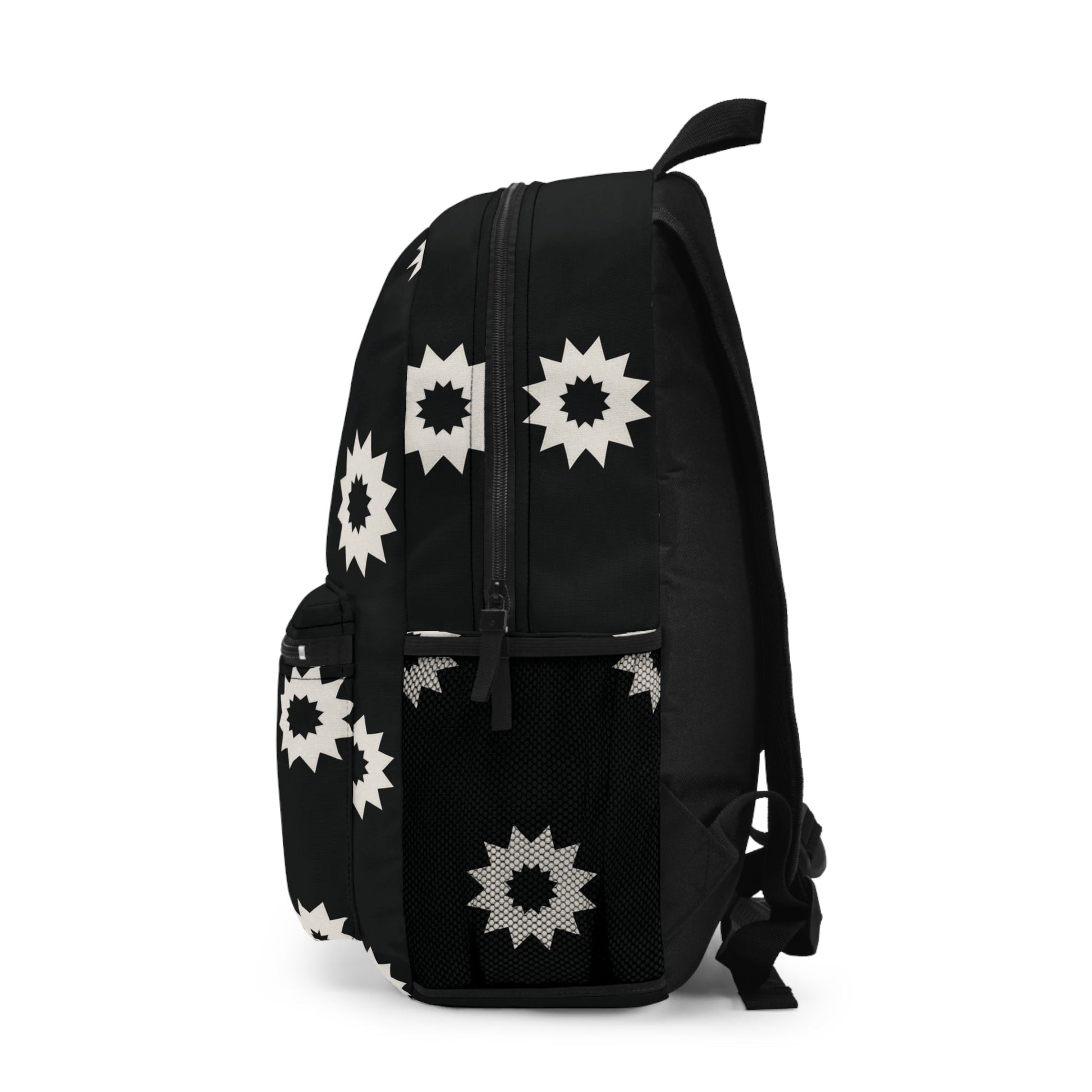 Midnight Bloom Black and White Backpack13891289040637426867BagsReady Set Monkey