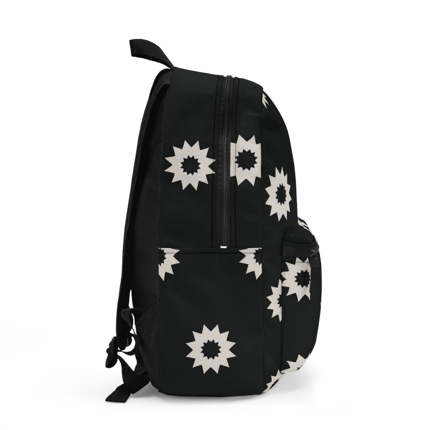 Midnight Bloom Black and White Backpack13891289040637426867BagsReady Set Monkey