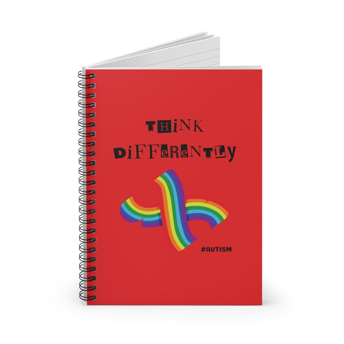 Red Spiral Notebook - Ruled Line16071219073454868925Paper productsReady Set Monkey