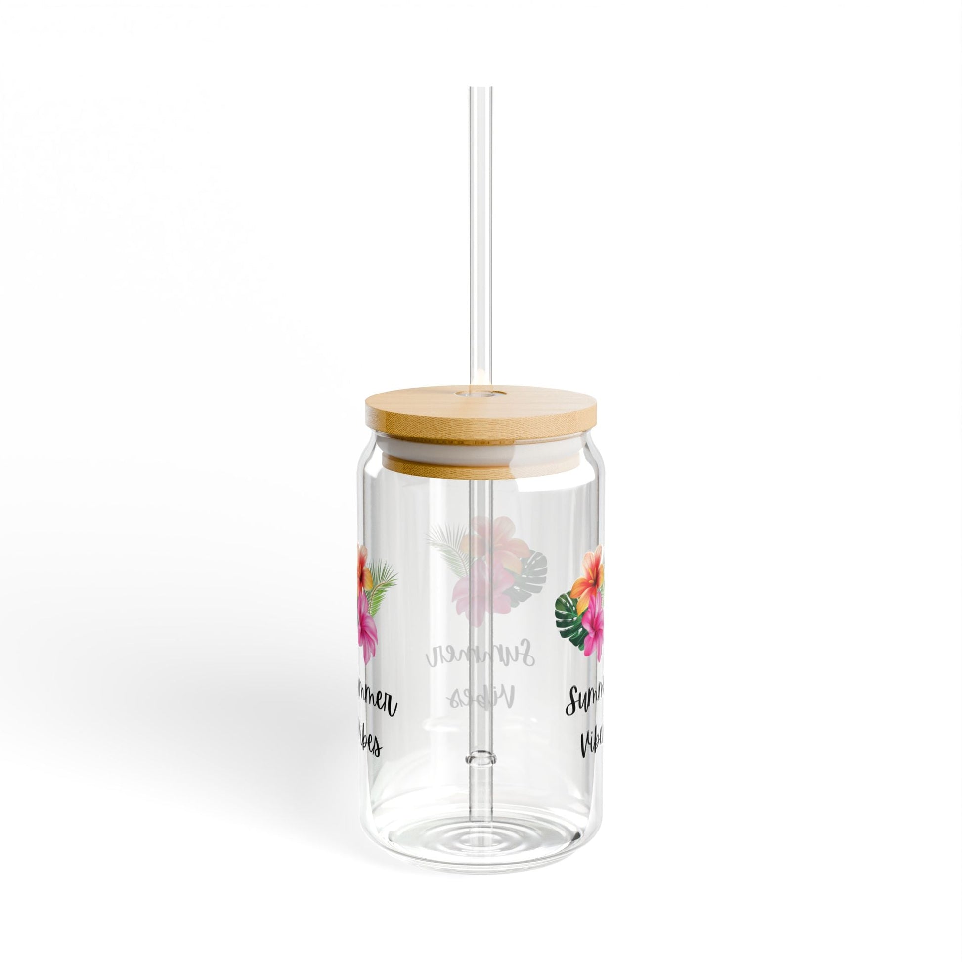 Summer Vibes Sipper Glass, 16oz10560172466455922955MugReady Set Monkey
