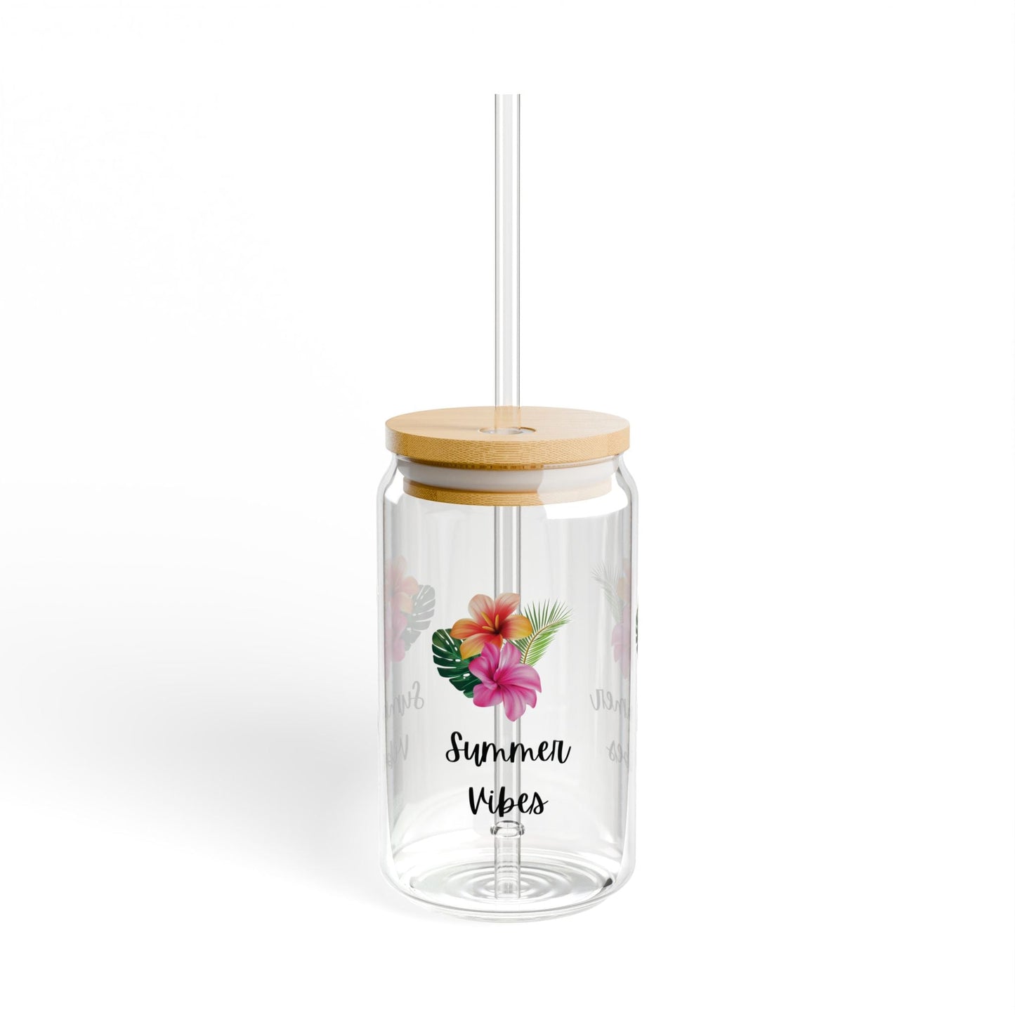 Summer Vibes Sipper Glass, 16oz10560172466455922955MugReady Set Monkey