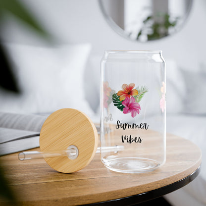 Summer Vibes Sipper Glass, 16oz10560172466455922955MugReady Set Monkey