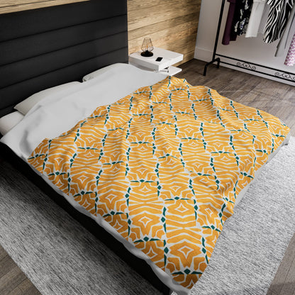 Sunshine Bricks Velveteen Plush Blanket22997147540024751520All Over PrintsReady Set Monkey