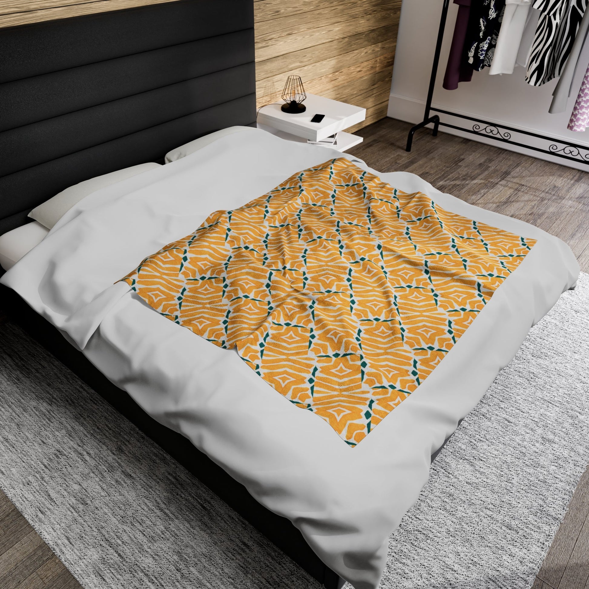 Sunshine Bricks Velveteen Plush Blanket22997147540024751520All Over PrintsReady Set Monkey