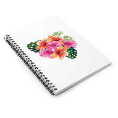Tropical Flowers 2 - Spiral Notebook - Ruled Line10825352798104521430Paper productsReady Set Monkey