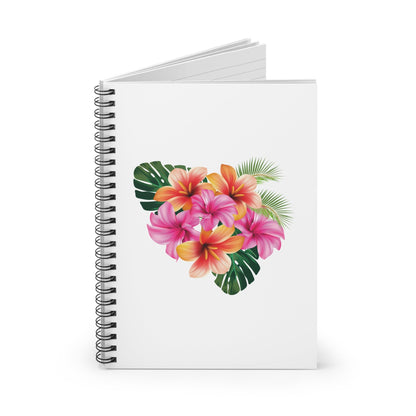Tropical Flowers 2 - Spiral Notebook - Ruled Line10825352798104521430Paper productsReady Set Monkey