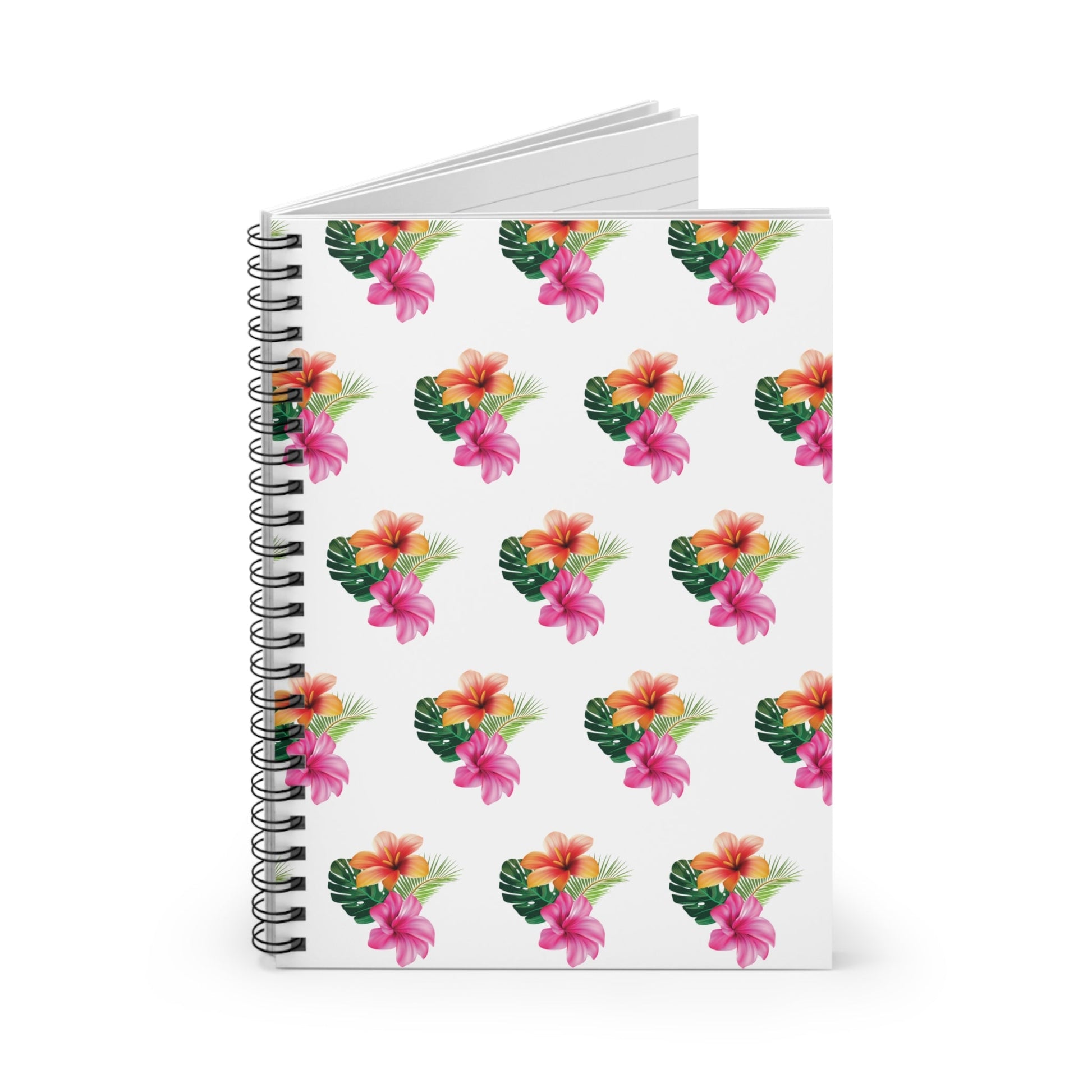 Tropical Flowers Spiral Notebook - Ruled Line61862258708276819067Paper productsReady Set Monkey