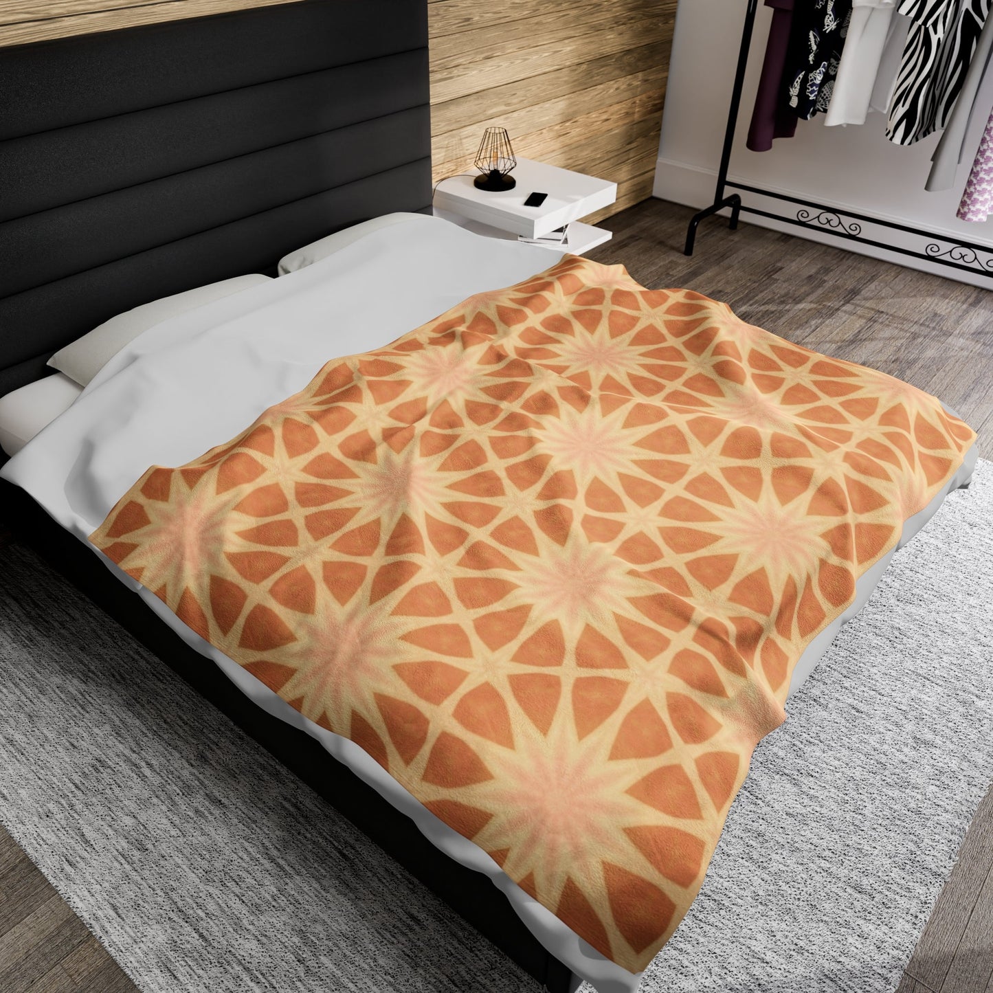 Turmeric Web Velveteen Plush Blanket30020568455120808867All Over PrintsReady Set Monkey